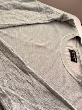 Good Life Light Blue Knitted Cotton Blend Long Sleeve Sweater Men’s Small